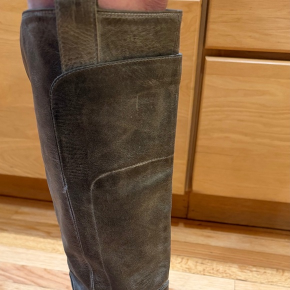 Frye Boots riding women's grey size 9 - Picture 5 of 7